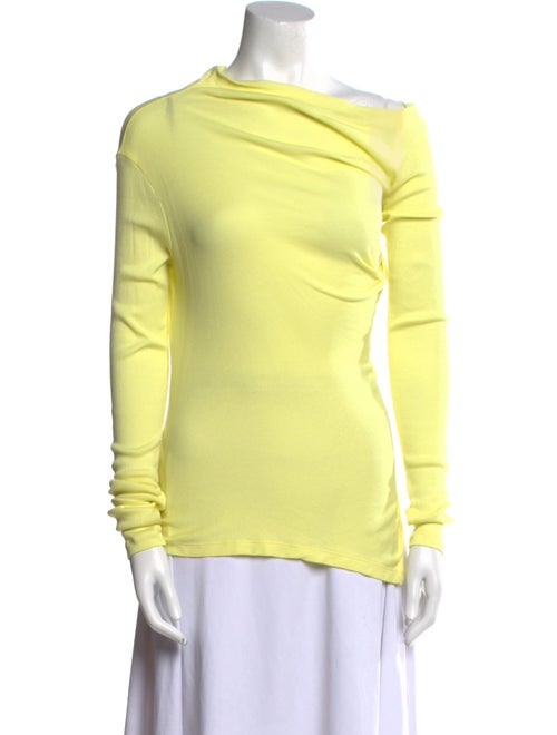 Helmut Lang Cowl Neck Long Sleeve Sweatshirt