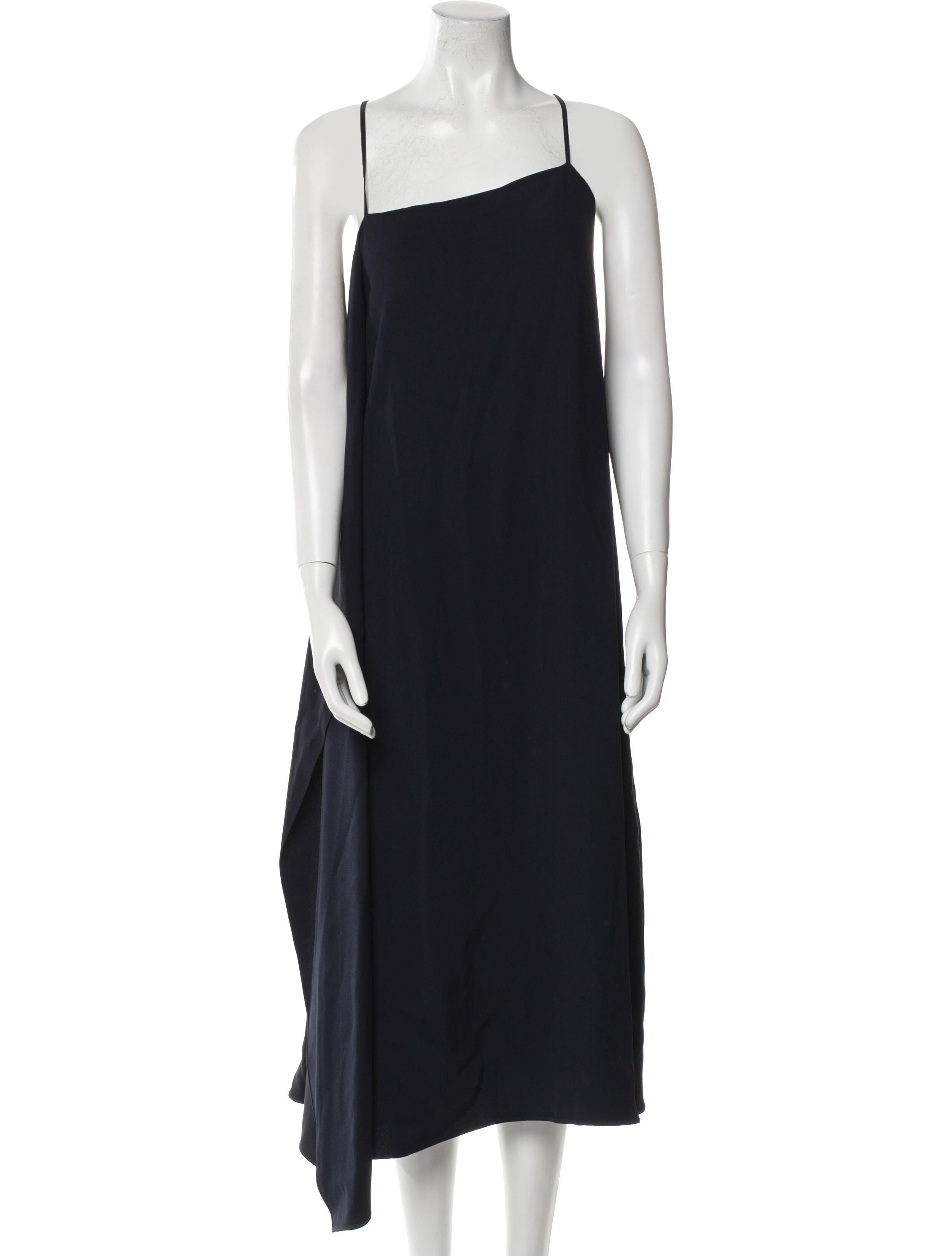 Helmut Lang Square Neckline Long Dress