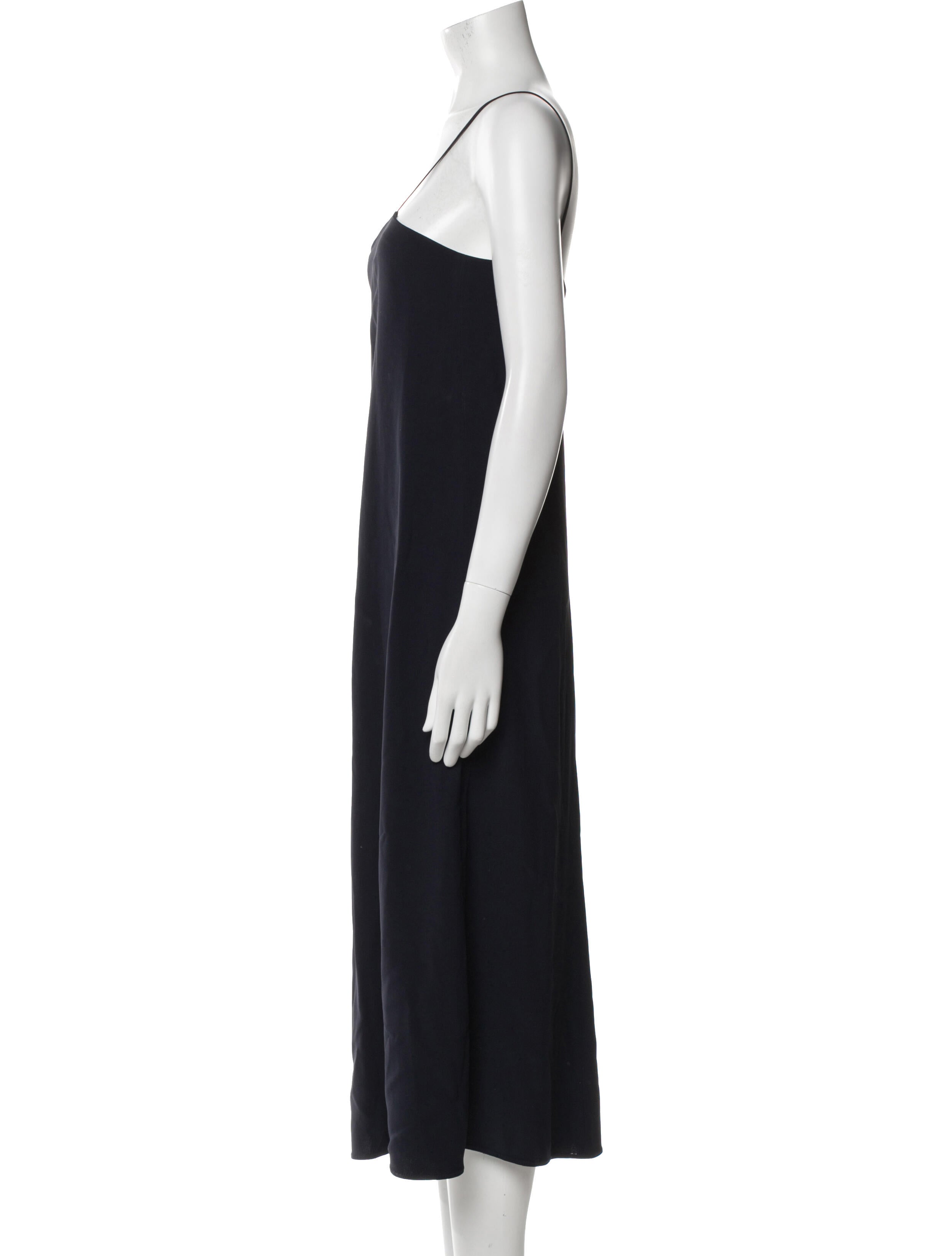 Helmut Lang Square Neckline Long Dress