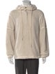 Helmut Lang V-Neck Long Sleeve Hoodie