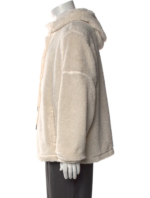 Helmut Lang V-Neck Long Sleeve Hoodie