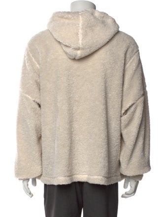 Helmut Lang V-Neck Long Sleeve Hoodie