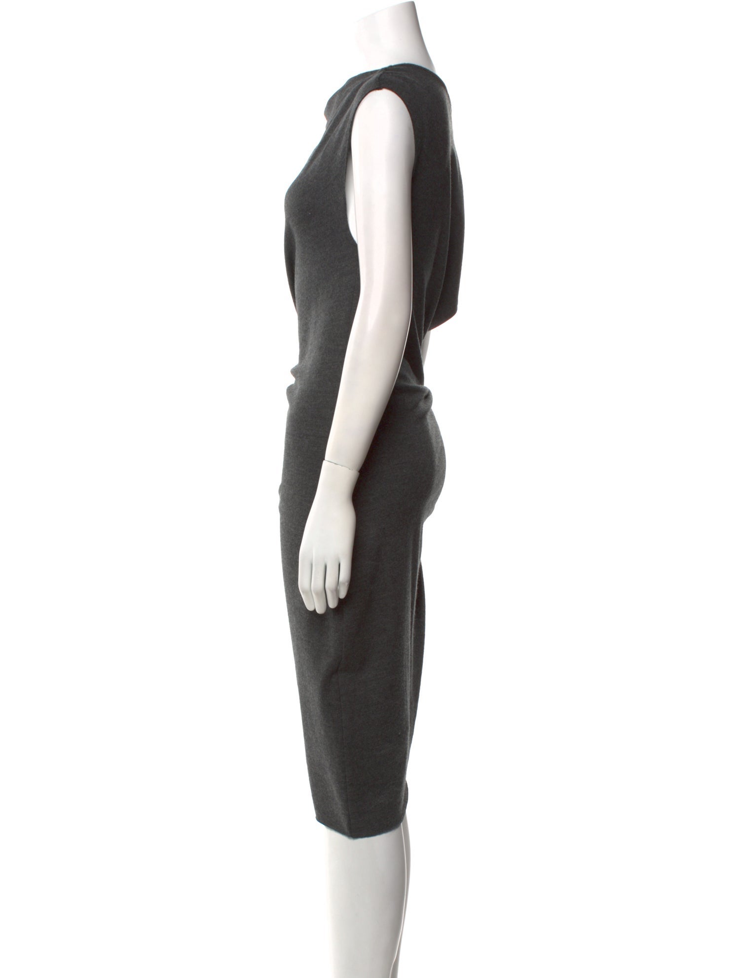 Helmut Lang Wool Midi Length Dress