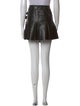 Helmut Lang Lamb Leather Mini Skirt