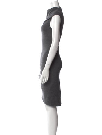 Helmut Lang Wool Knee-Length Dress