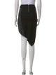 Helmut Lang Leather Knee-Length Skirt