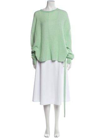 Helmut Lang Baby Alpaca Bateau Neckline Sweater
