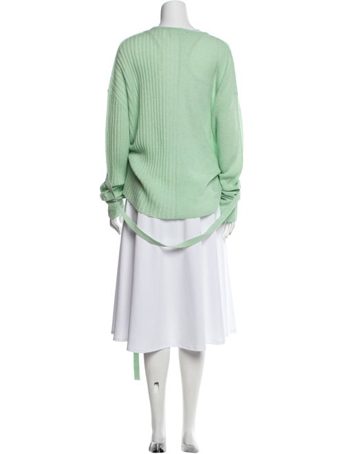Helmut Lang Baby Alpaca Bateau Neckline Sweater