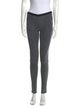 Helmut Lang Lamb Leather Skinny Leg Pants