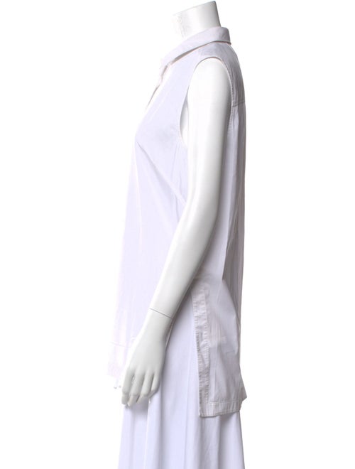 Helmut Lang Sleeveless Button-Up Top