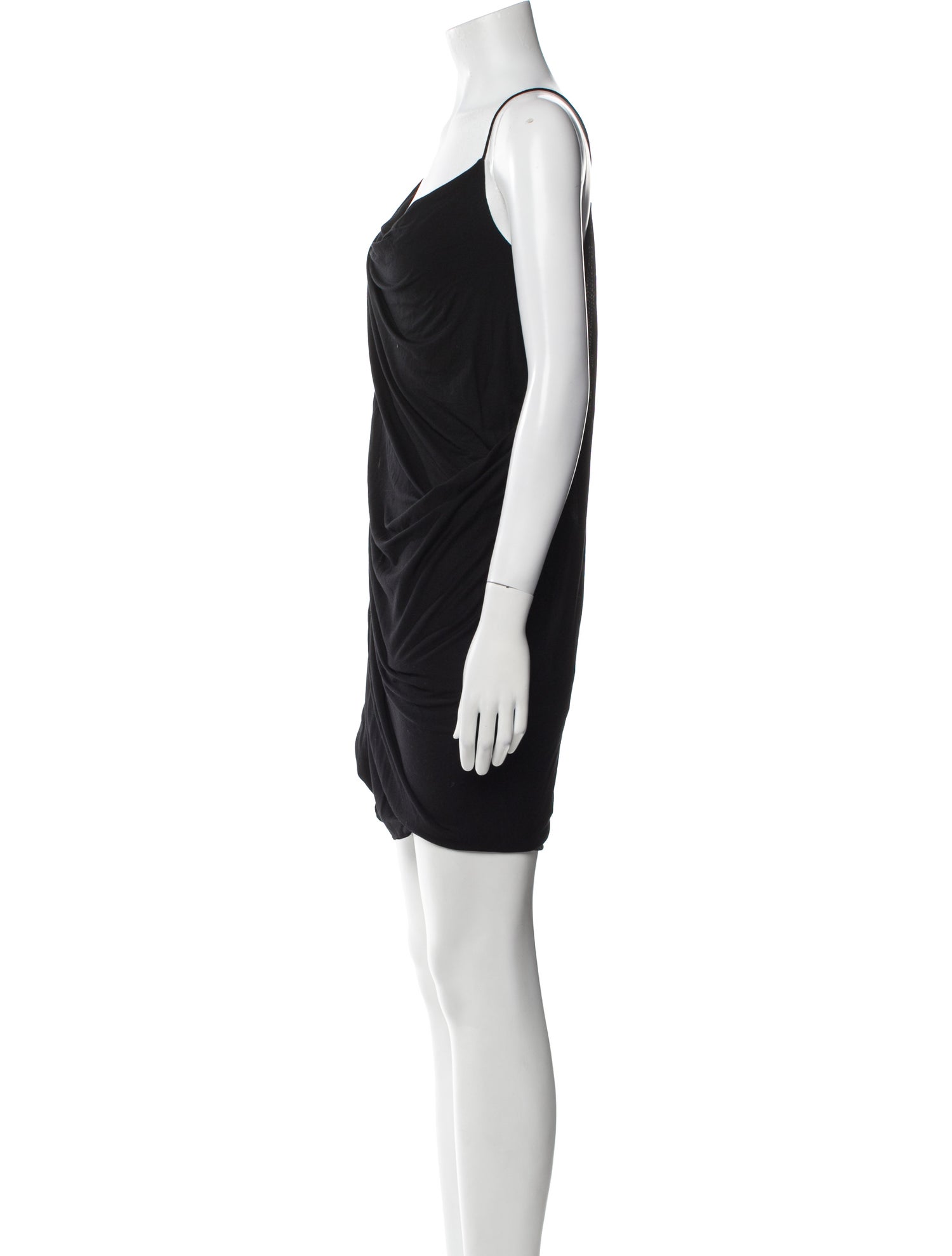 Helmut Lang Cowl Neck Mini Dress