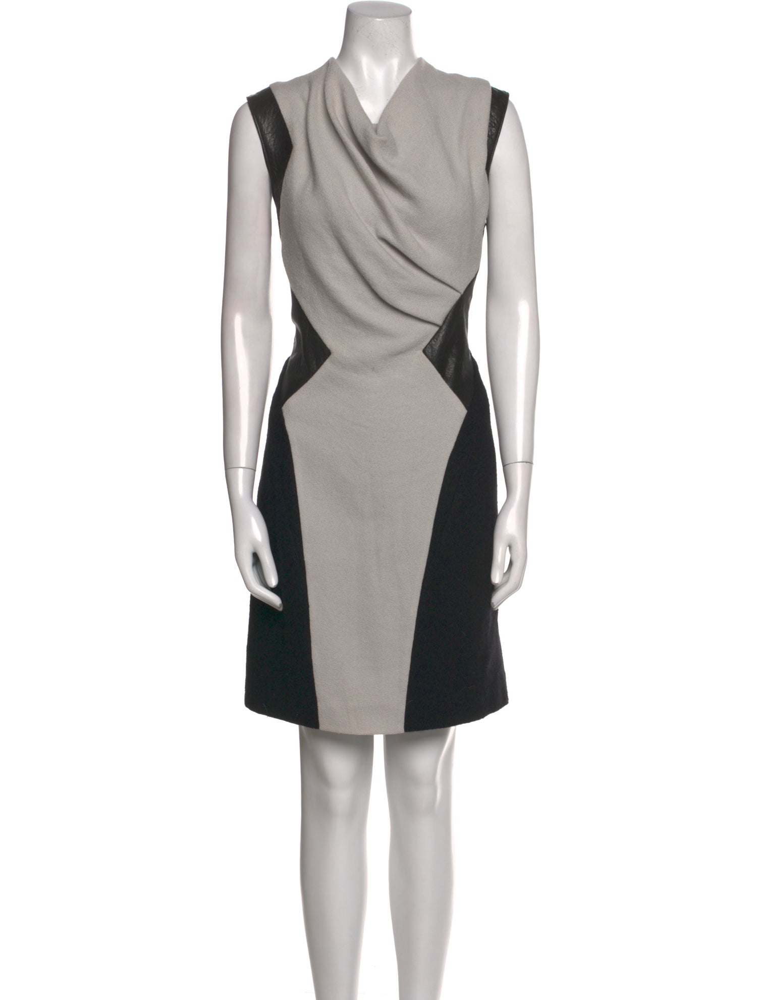 Helmut Lang Virgin Wool Mini Dress