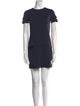 Helmut Lang Crew Neck Mini Dress
