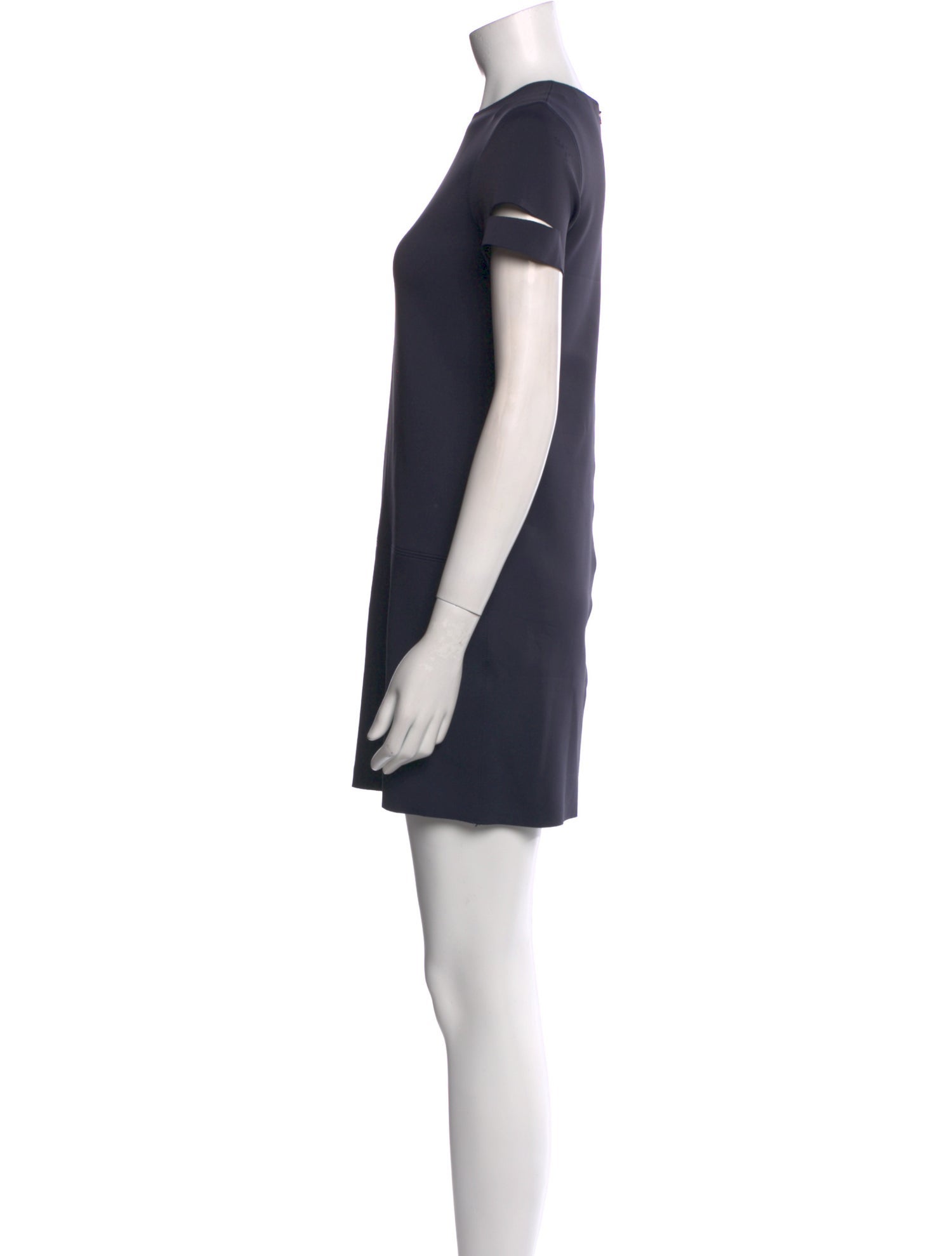 Helmut Lang Crew Neck Mini Dress
