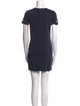 Helmut Lang Crew Neck Mini Dress