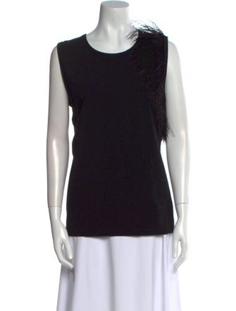 Helmut Lang Scoop Neck Sleeveless Top