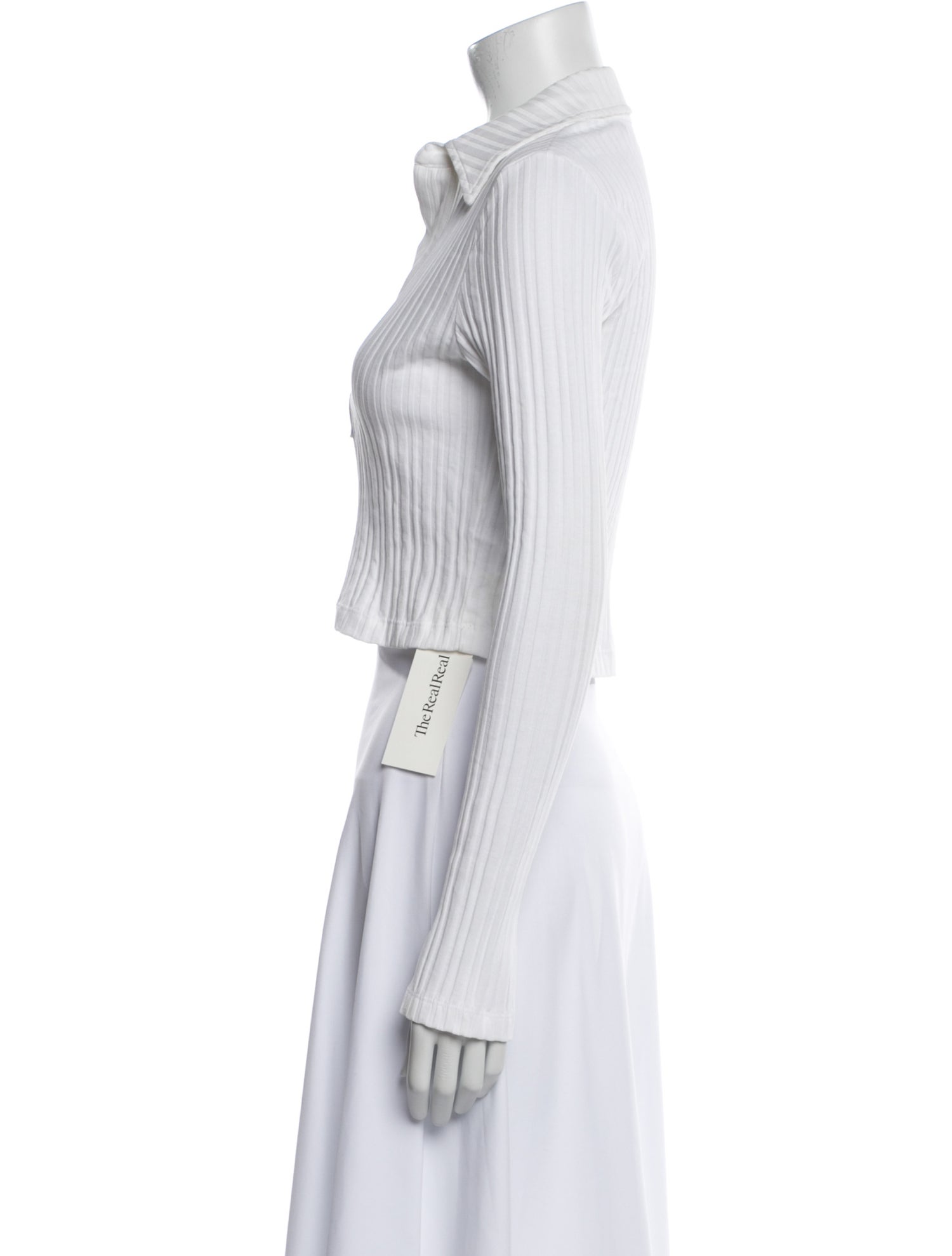 Helmut Lang Long Sleeve Crop Top