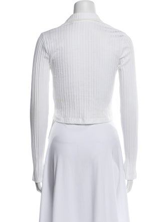 Helmut Lang Long Sleeve Crop Top