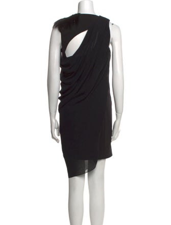 Helmut Lang One-Shoulder Knee-Length Dress