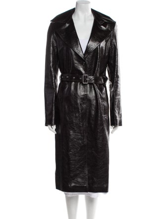 Helmut Lang Goat Leather Trench Coat