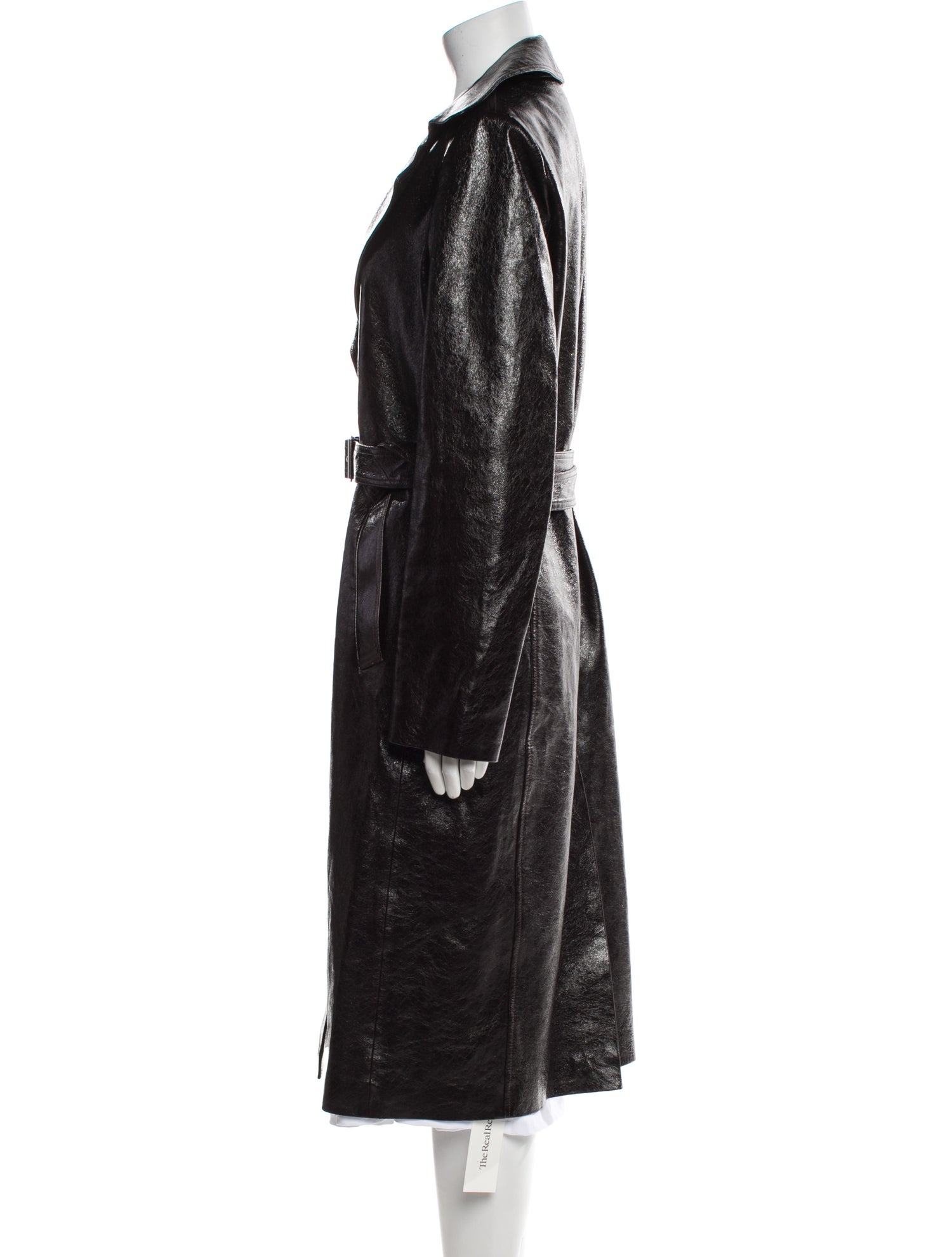 Helmut Lang Goat Leather Trench Coat