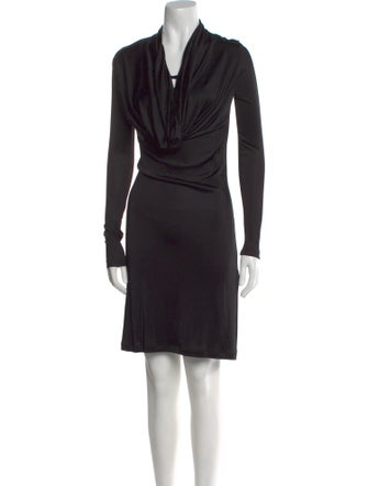 Helmut Lang Cowl Neck Midi Length Dress