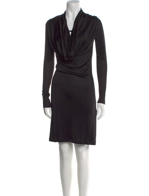 Helmut Lang Cowl Neck Midi Length Dress