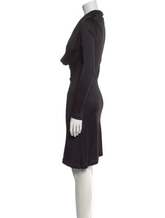 Helmut Lang Cowl Neck Midi Length Dress