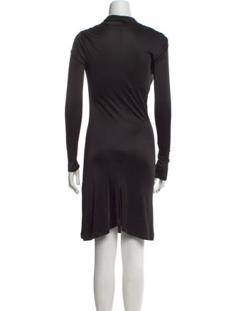 Helmut Lang Cowl Neck Midi Length Dress