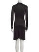 Helmut Lang Cowl Neck Midi Length Dress