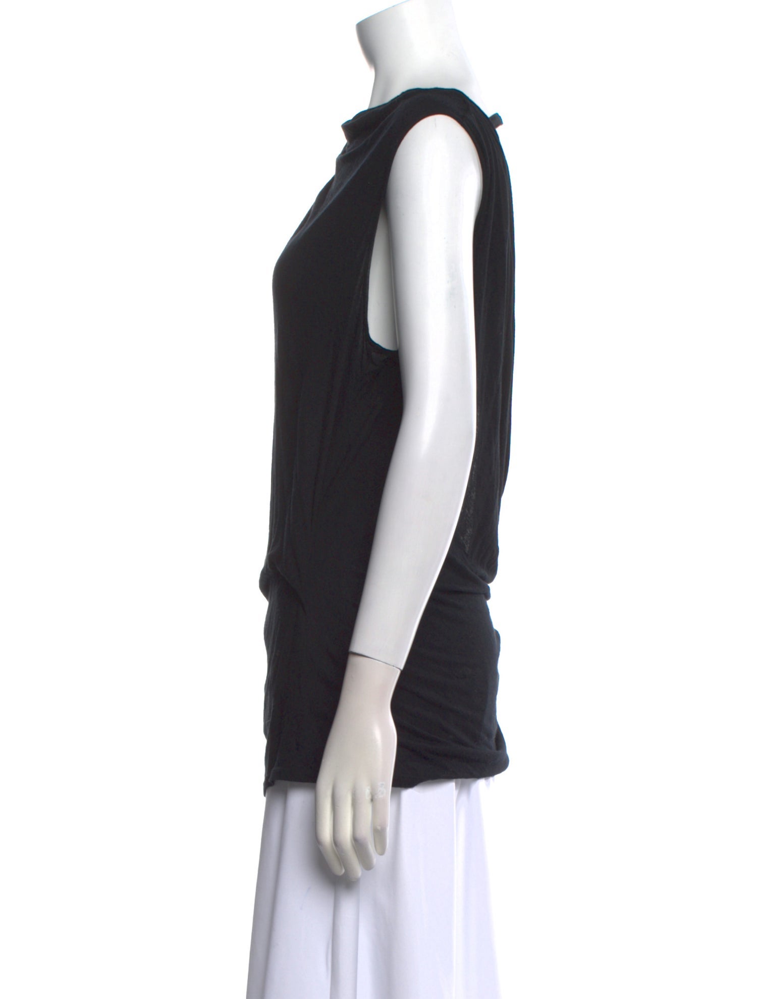 Helmut Lang Cowl Neck Sleeveless Top