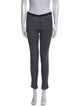 Helmut Lang Lamb Leather Skinny Leg Pants