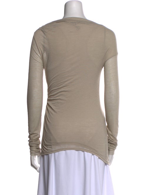 Helmut Lang Cowl Neck Long Sleeve Top