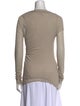 Helmut Lang Cowl Neck Long Sleeve Top