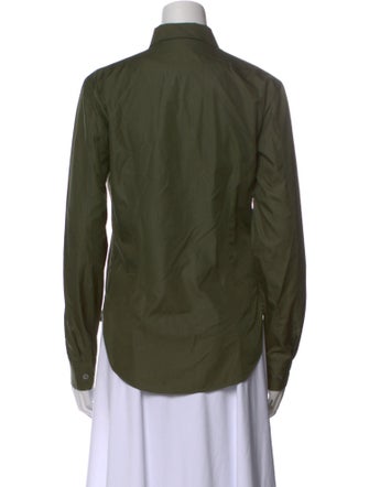 Helmut Lang Long Sleeve Button-Up Top