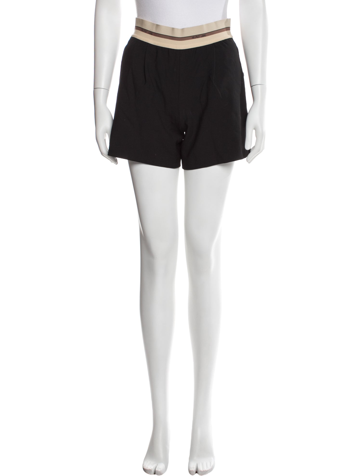Helmut Lang Virgin Wool Mini Shorts