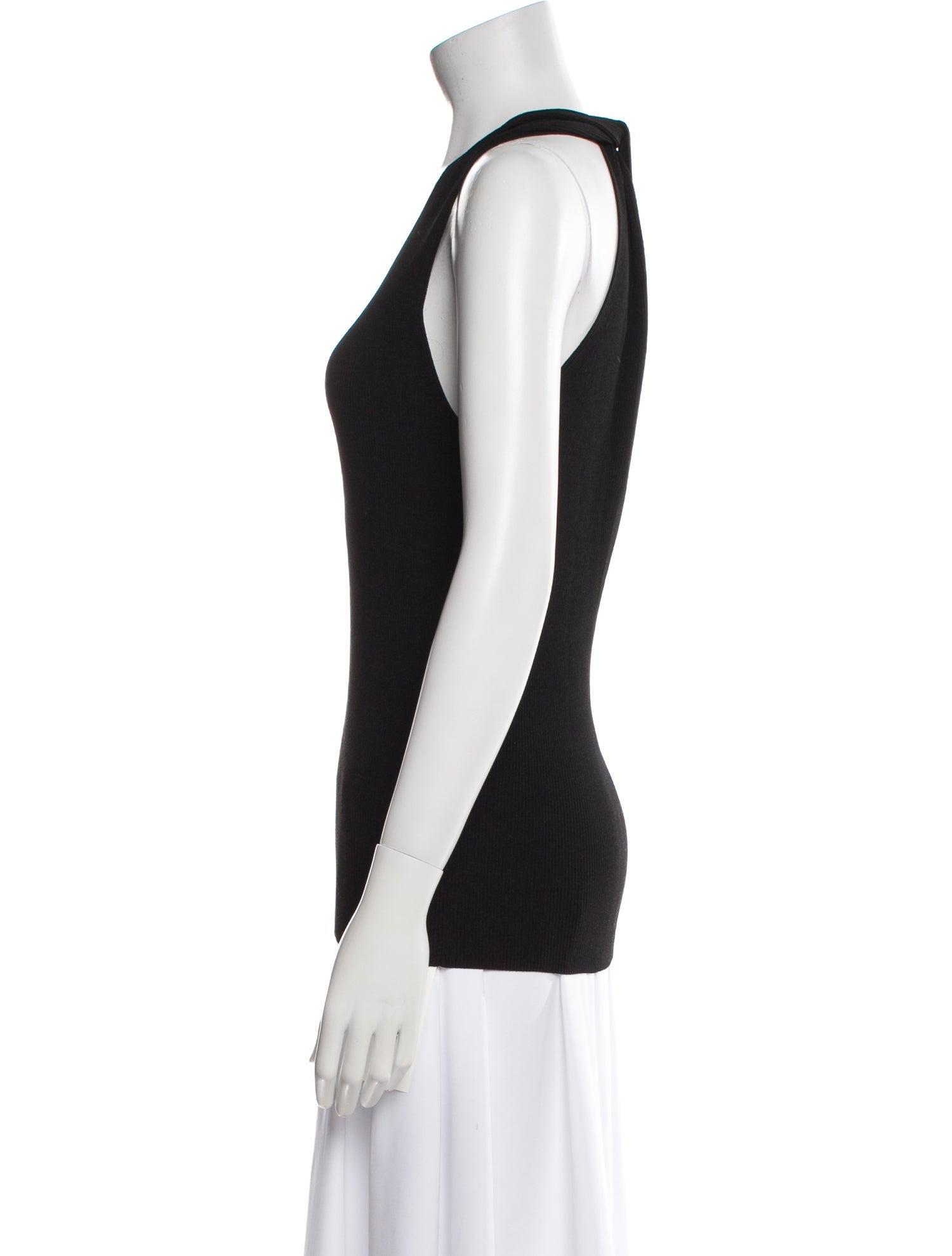Helmut Lang Scoop Neck Sleeveless Top
