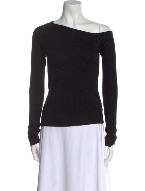 Helmut Lang Wool Asymmetrical Sweater