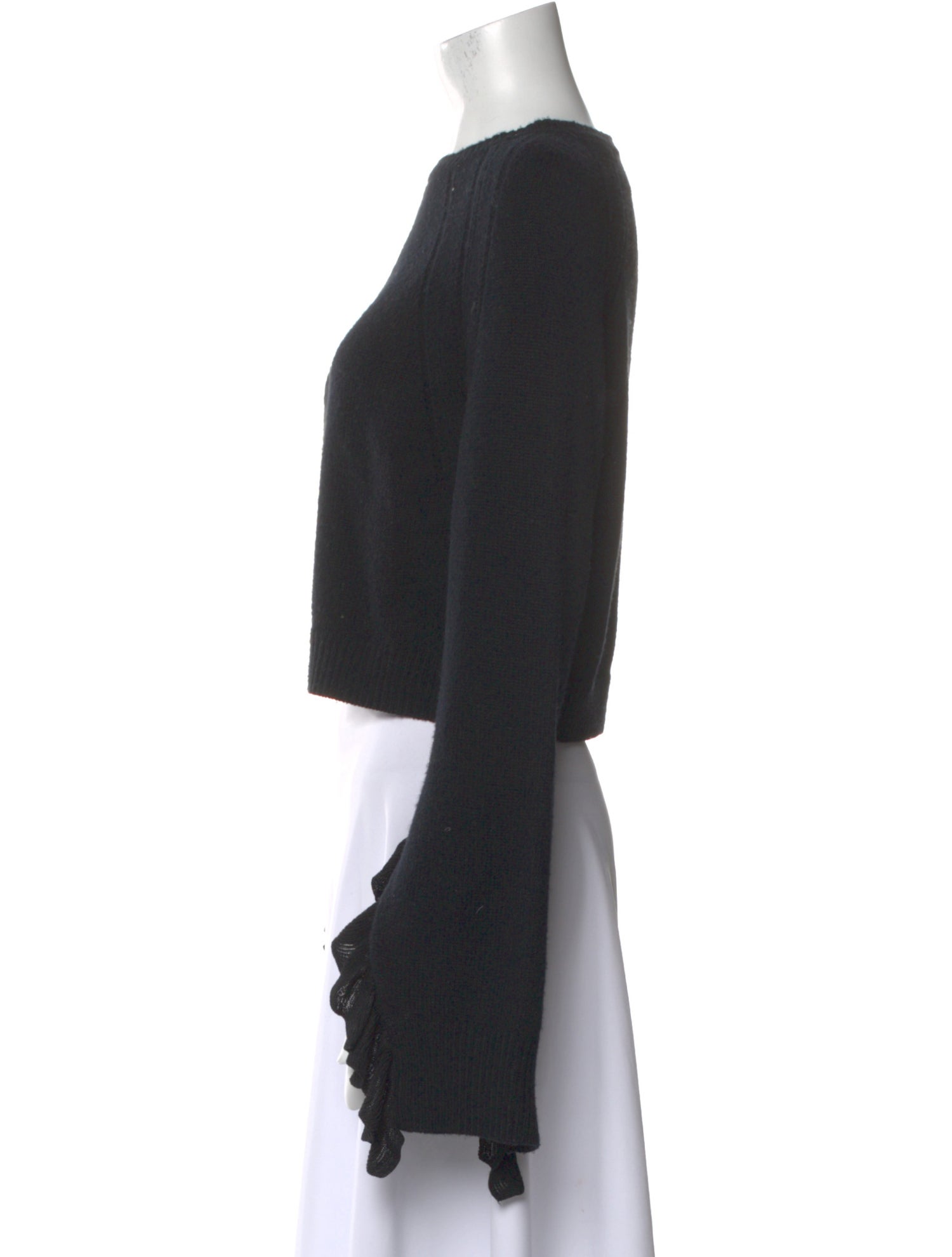 Helmut Lang Wool Scoop Neck Sweater