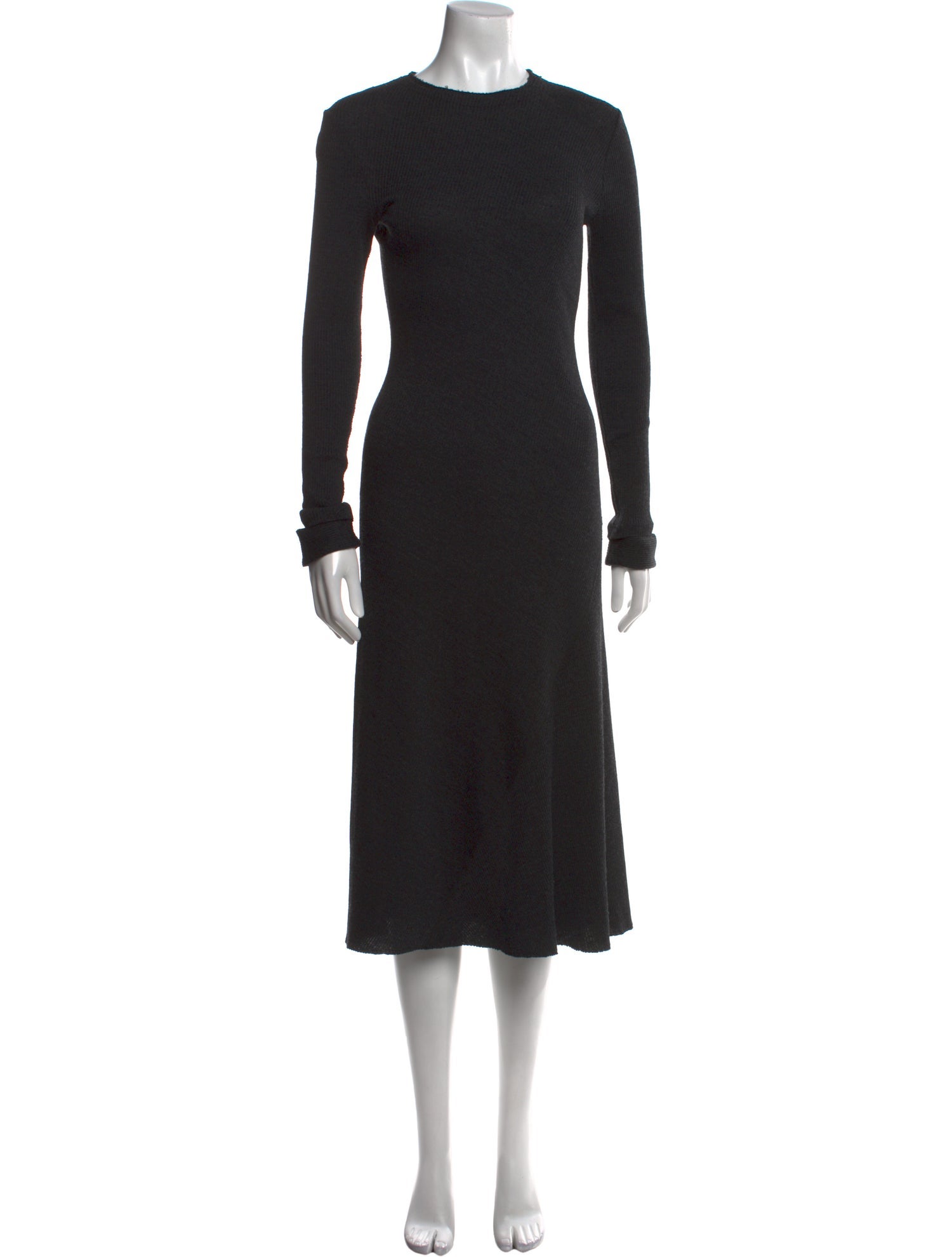 Helmut Lang Crew Neck Long Dress