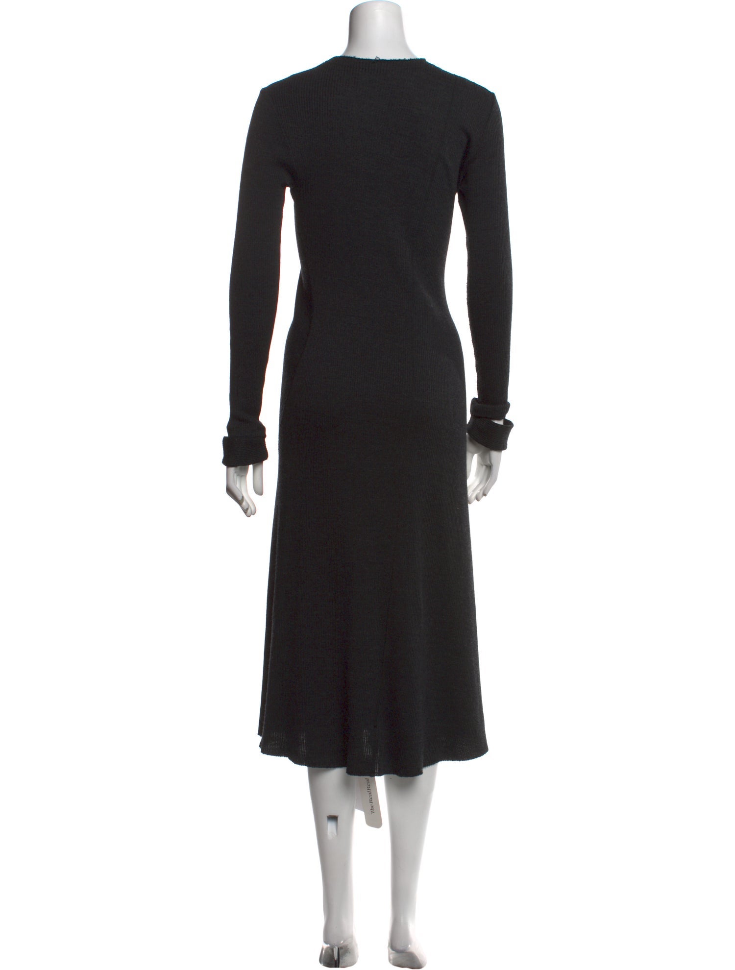 Helmut Lang Crew Neck Long Dress