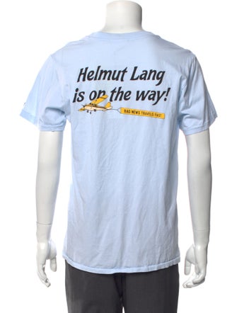 Helmut Lang Graphic Print Crew Neck T-Shirt