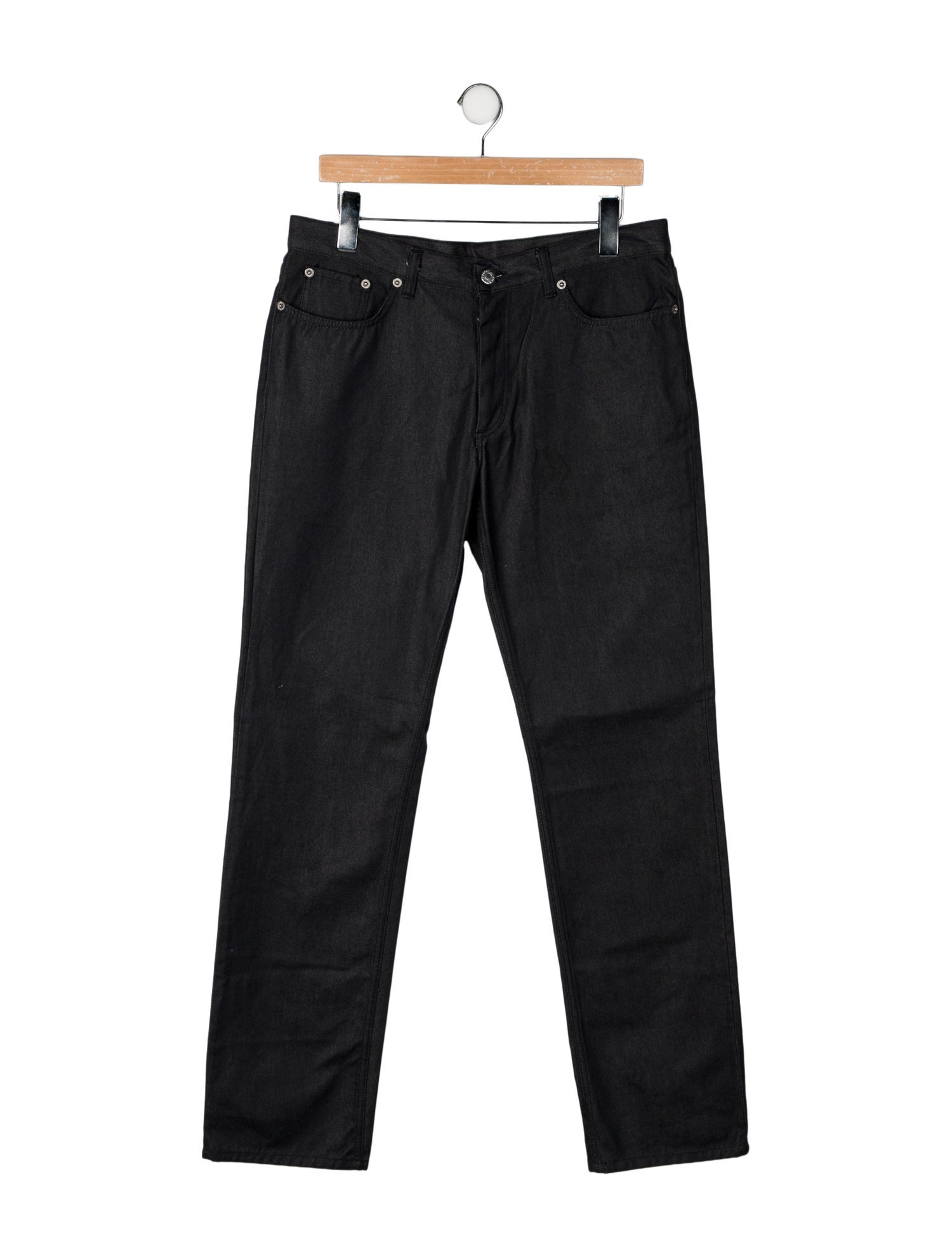 Helmut Lang Vintage 2004 Silk-Blend Bootcut Jeans