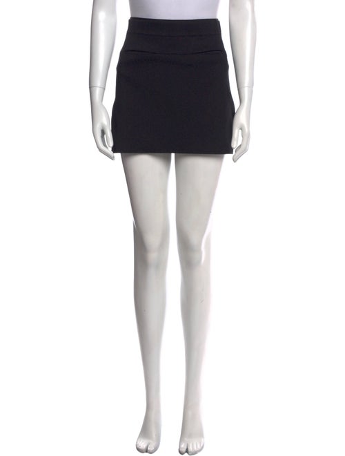 Helmut Lang Raw-Edge Trim Mini Skirt