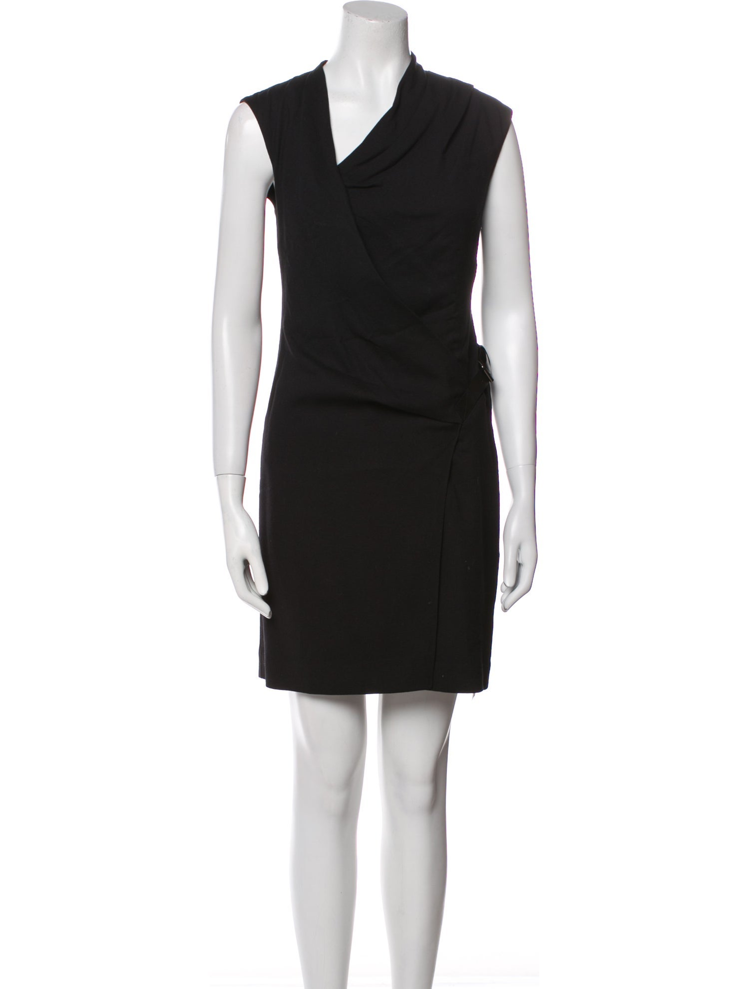 Helmut Lang Cowl Neck Mini Dress