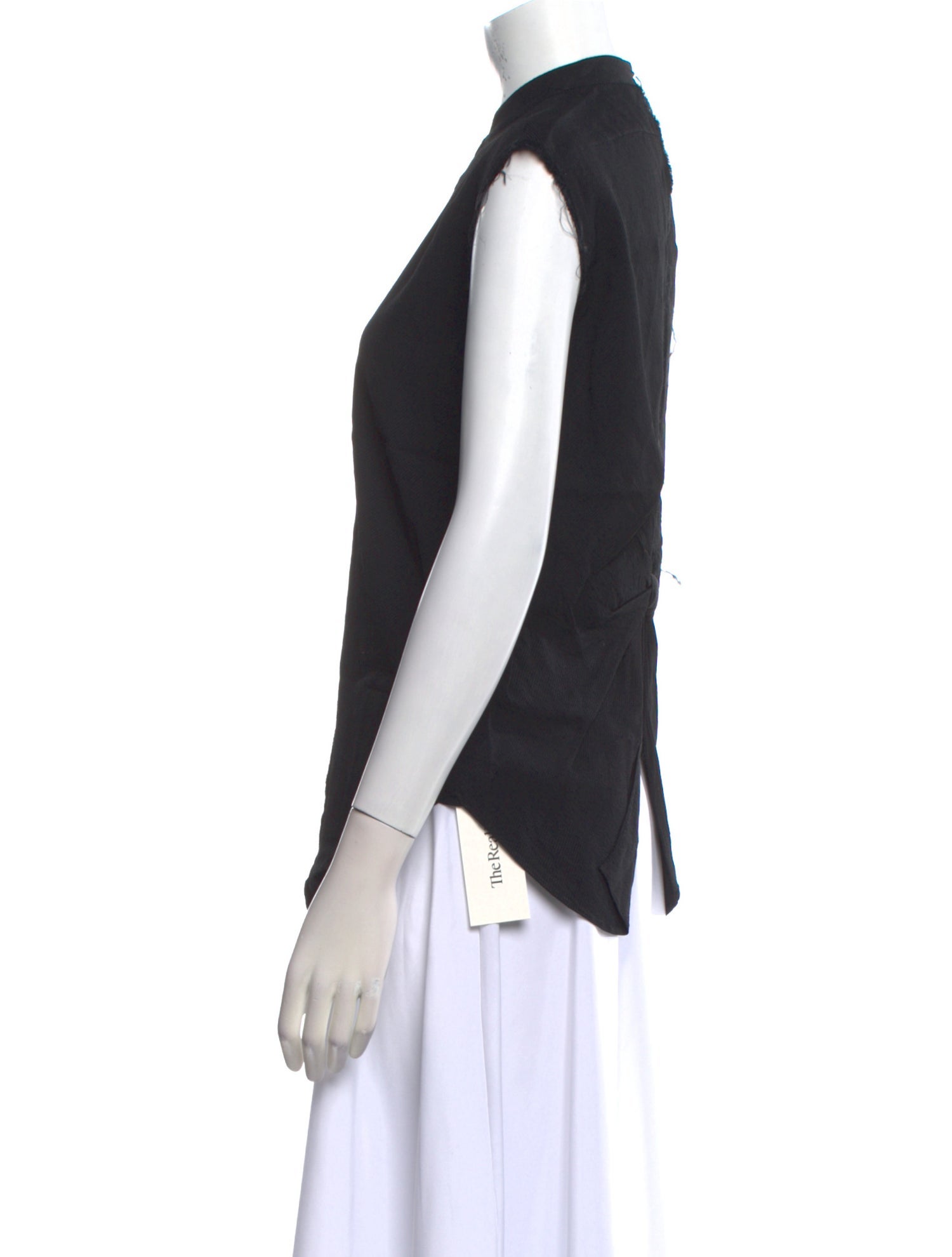 Helmut Lang Sleeveless Button-Up Top