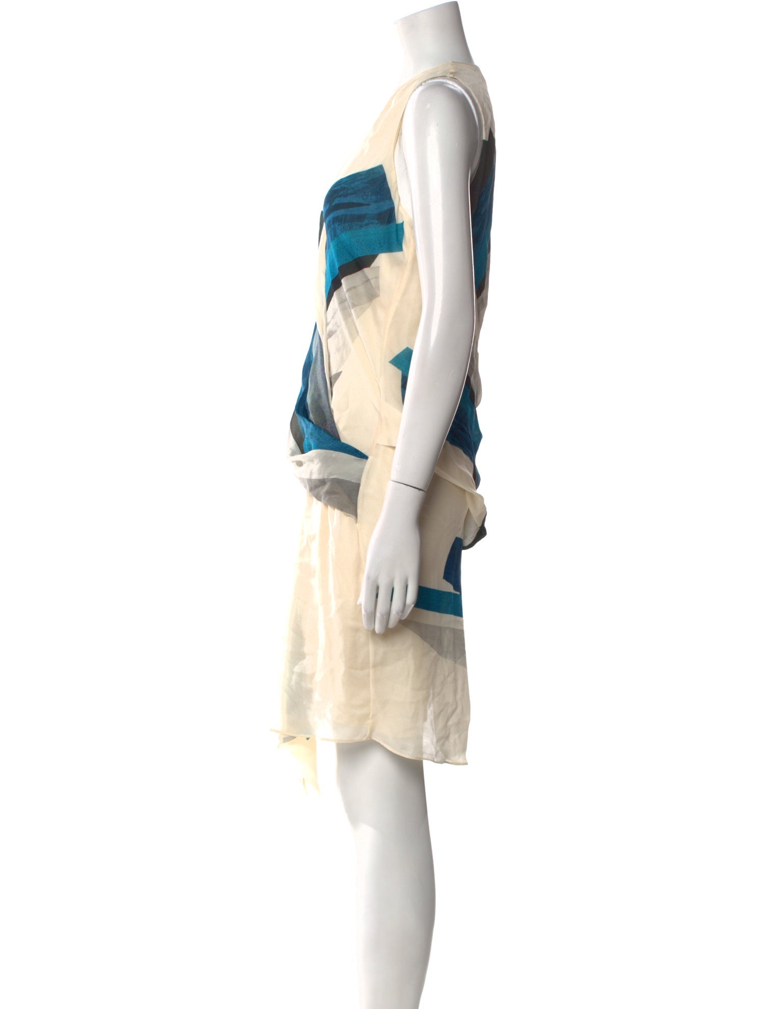 Helmut Lang Silk Knee-Length Dress