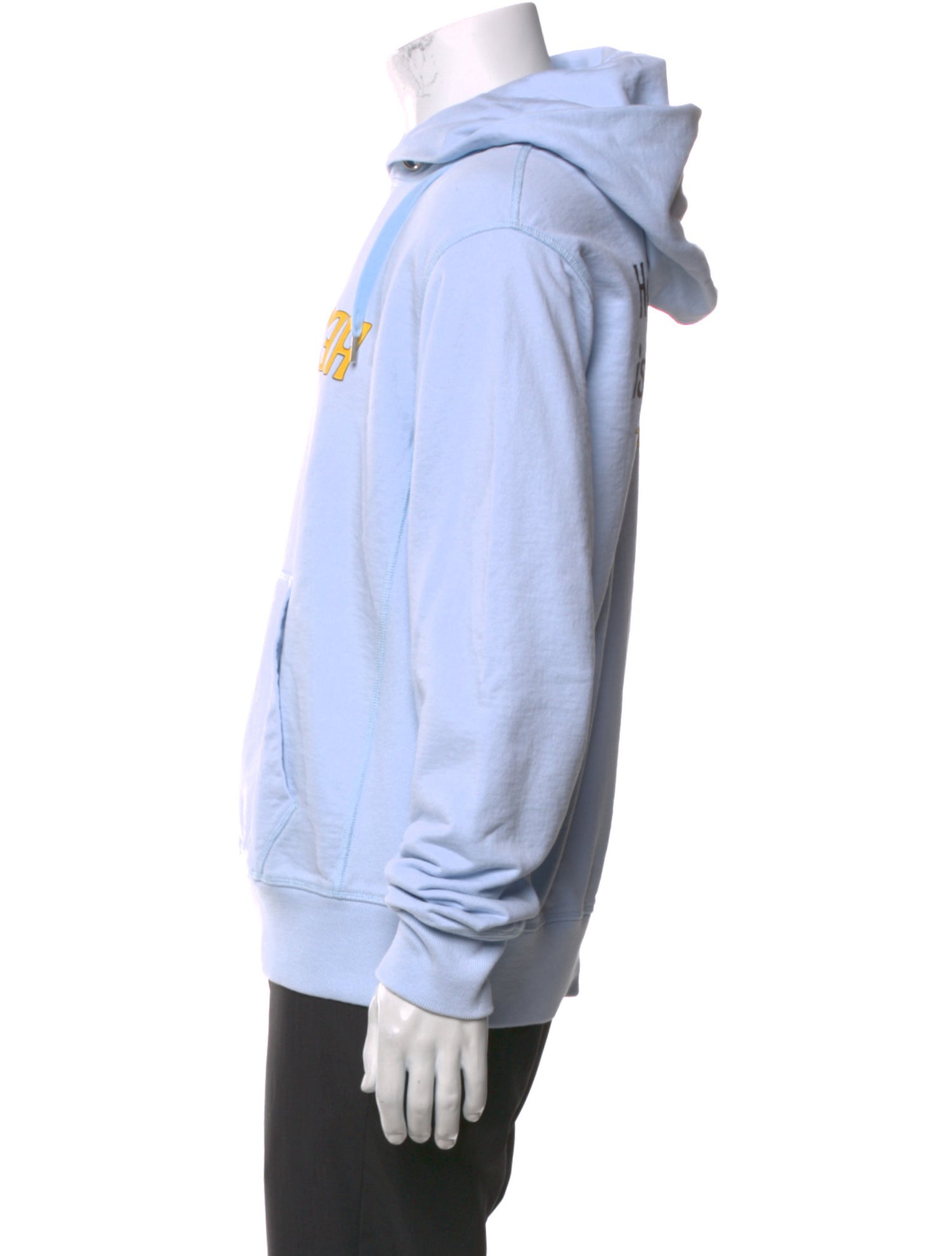 Helmut Lang Graphic Print Crew Neck Hoodie