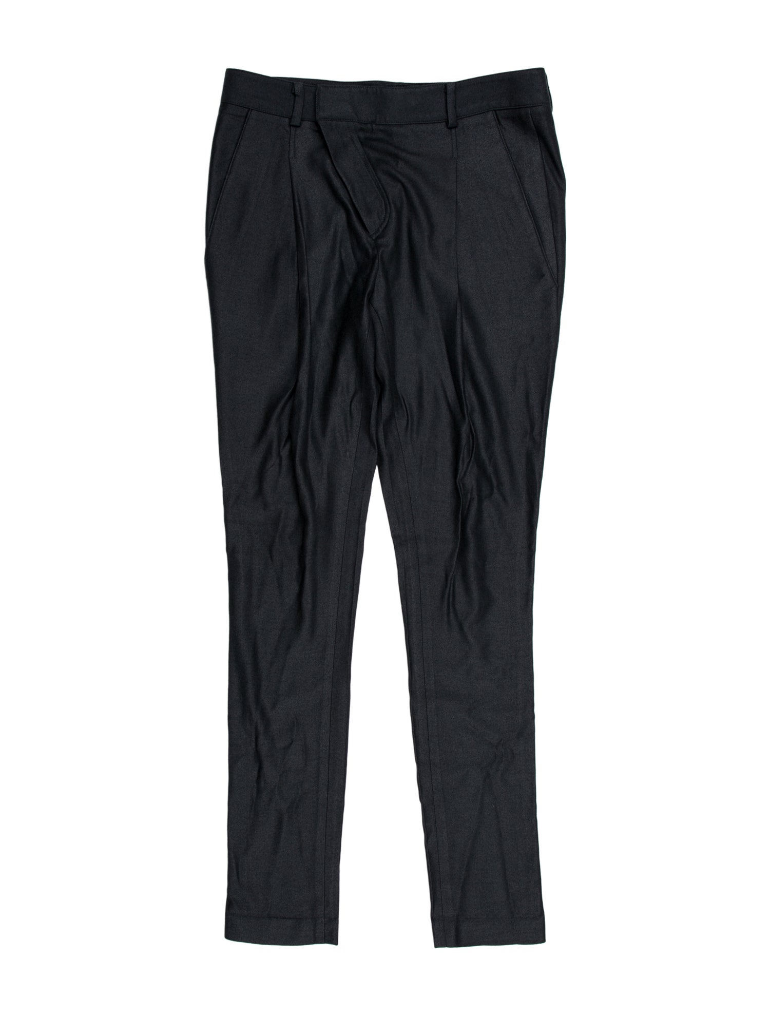 Helmut Lang Virgin Wool Skinny Leg Pants