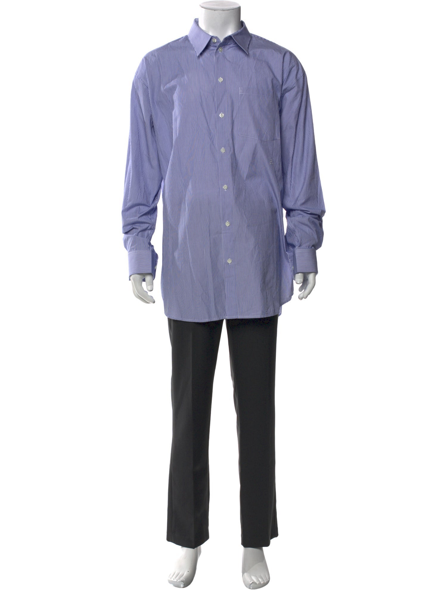 Helmut Lang Striped Long Sleeve Shirt